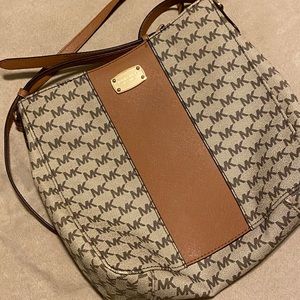 Brown Michael Kors Crossbody Purse